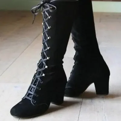 Crossfit Youtube - Bottes d'équitation décontractées pour femmes, style