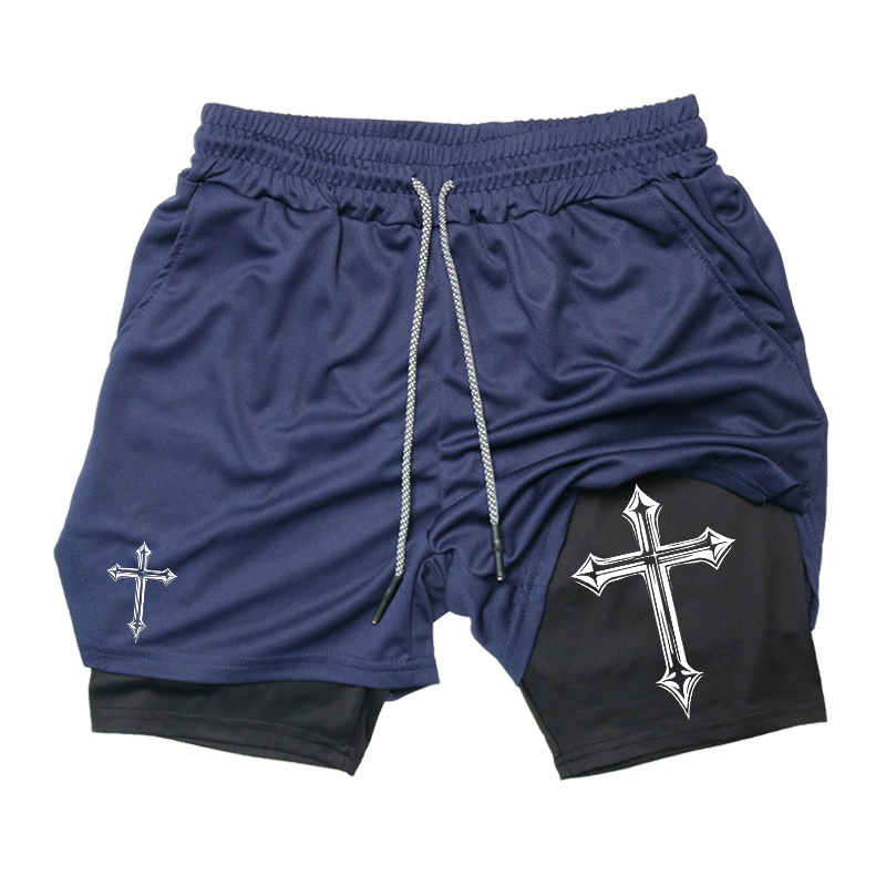 Short de sport 2-en-1 imprimé  - Crossfit Fitness Gear avis et prix